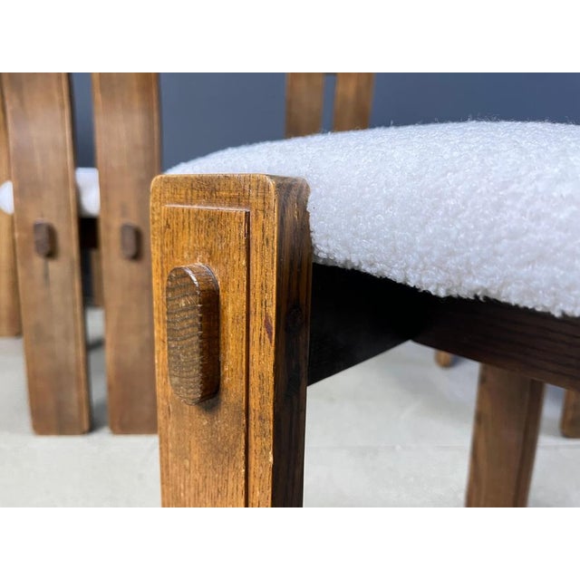 1960s Brutalist Dining Chairs, 1960s, Set of 6 For Sale - Image 5 of 10