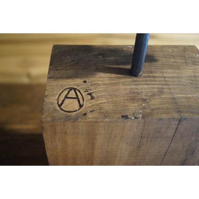 1960s Wrought Iron Sun and Moon Faces Candelabra For Sale - Image 9 of 9