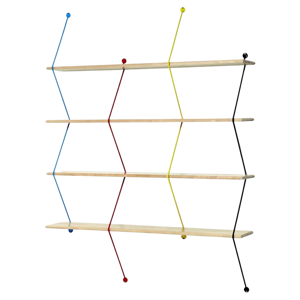 Natural Birch Climb Shelving System by Bashko Trybek | Chairish