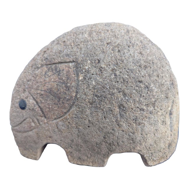 Mid Century Modern Granite Elephant For Sale