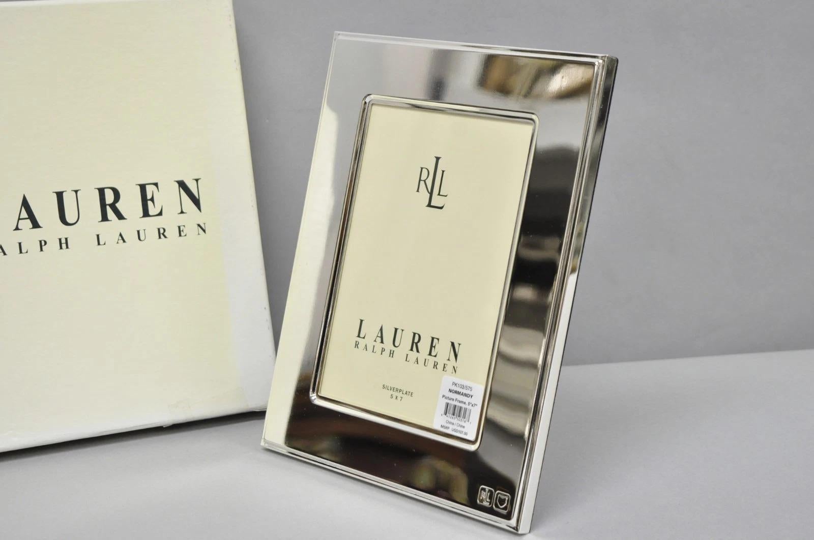 Late 20th Century Lauren Ralph Lauren Silver Plated Normandy