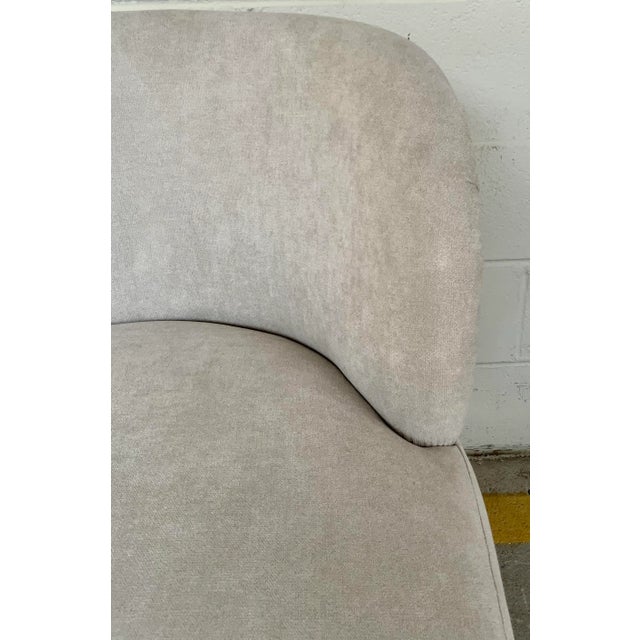 2020s Noir Co. Modern Gray Slipper Chair For Sale - Image 5 of 7