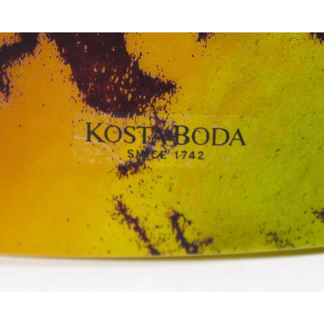 Orange Kjell Engman Signed Kosta Boda Limited Edition Teapot Sculpture For Sale - Image 8 of 8