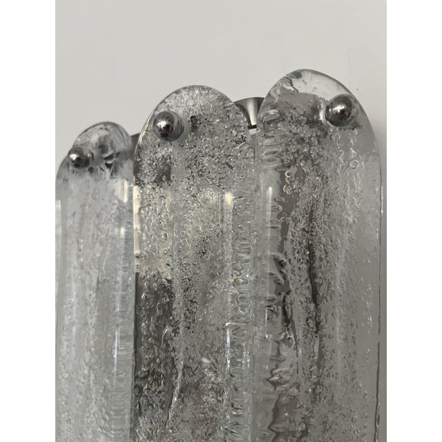 Mid-Century Modern Italian Iridescent Murano Wall Sconces from Mazzega, 1970s, Set of 3 For Sale - Image 13 of 18