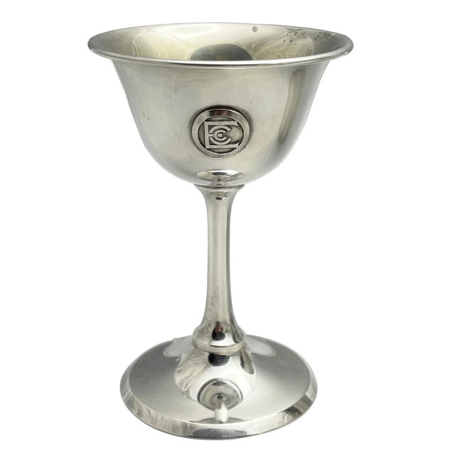 1930s Sterling Silver Art Deco Mint Julep Cups For Sale In Chicago - Image 6 of 12
