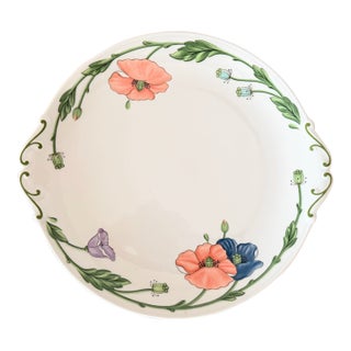 Villeroy & Boch 'Amapola' Handled Cake Plate For Sale
