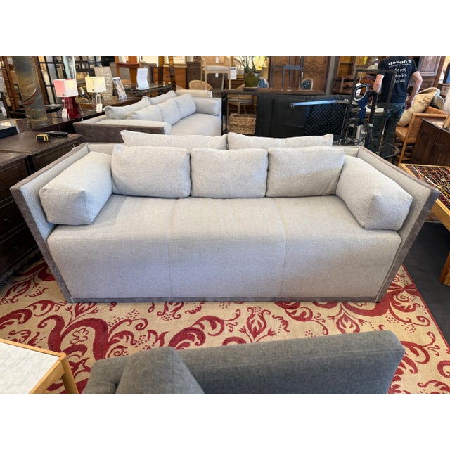 Design Plus Gallery presents the Mallory Custom Sofa by Verellen. This elegant seating boasts a sleek, contemporary design...