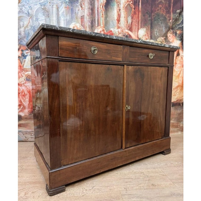 Wood Vintage Sideboard in Mahogany For Sale - Image 7 of 7