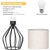 Modern Modern Black Bedside Table Lamp With Linen Shade For Sale - Image 3 of 8