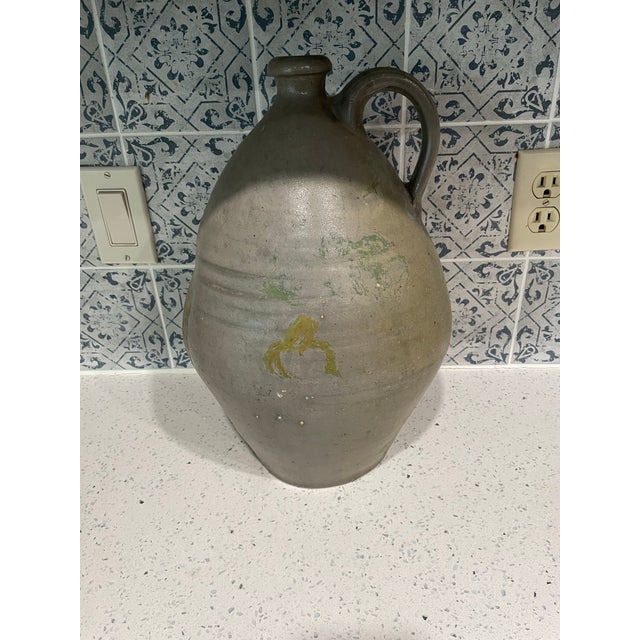 American 1900s Large Clay Water Jug For Sale - Image 3 of 7