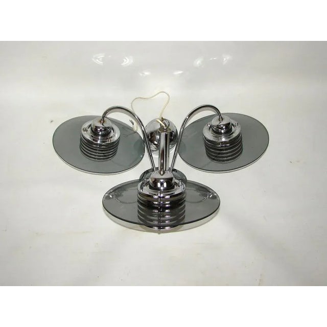 Chrome Chandelier, Sweden, 1990s For Sale - Image 9 of 11