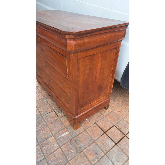Cappuccino Cherry Chest of Drawers For Sale - Image 3 of 6