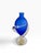 1980s Signed Marino Santi Murano Blue Glass Vase For Sale - Image 13 of 15