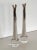 Glass and Silver-Plated Solifleur Vases by Lino Sabattini, Set of 2 For Sale - Image 7 of 17