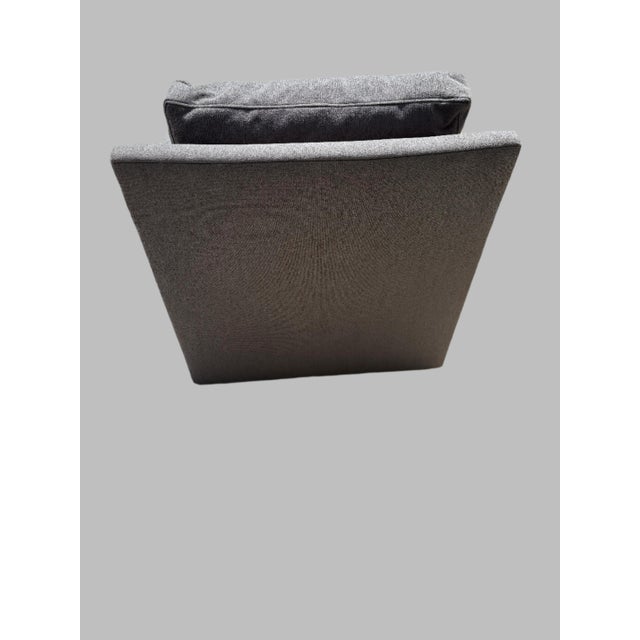 Restoration Hardware Oliver Track Arm Swivel Chairs in Graphite Luxe Depth – Set of 2 For Sale - Image 11 of 12