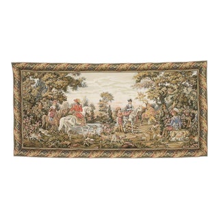 Horsemanship Loom Woven Tapestry - 122 X 219 Cm (4'0" X 7'2") - Requires Rod Size 5 For Sale