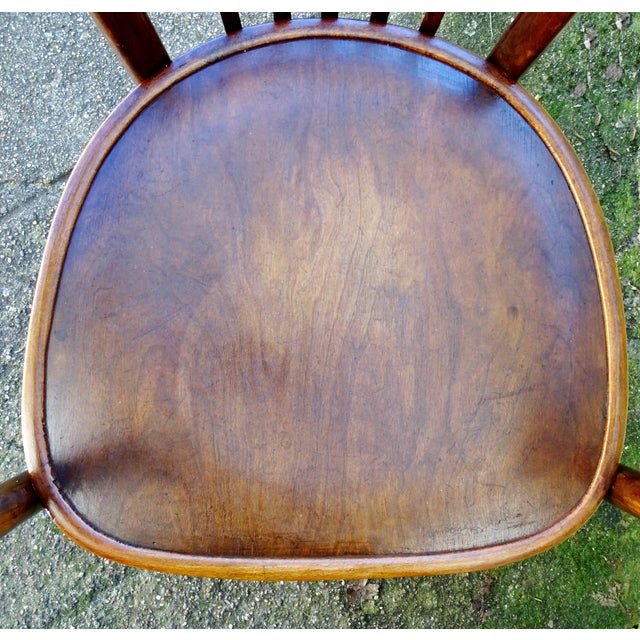 Vintage French Art Deco Office Chair, 1930 For Sale - Image 3 of 8