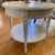 Drexel Heritage Round White Side Table With Lower Shelf For Sale - Image 11 of 12