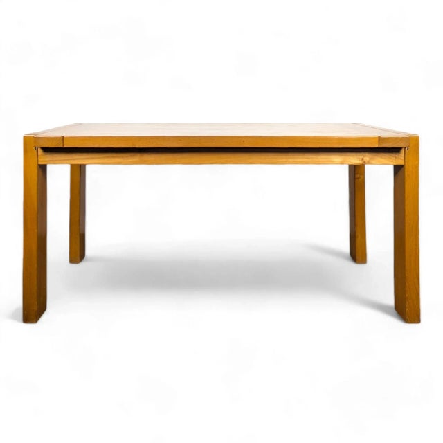 Wood Extendable Elm Table from Maison Regain For Sale - Image 7 of 7