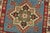 Kazak Runner 2’9” X 10′ Blue Wool Tribal Hand-Knotted Oriental Rug For Sale - Image 4 of 13