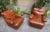 1960s Bergère Armchair in in Brown Leather Poltrona Frau, 1960s, Set of 2 For Sale - Image 5 of 5