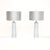 Italian Murano Glass Quatrefoil Table Lamps from Donghia, 2000, Set of 2 For Sale - Image 3 of 11