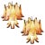 Italian Murano Glass Petal Chandeliers, Set of 2 For Sale - Image 12 of 12