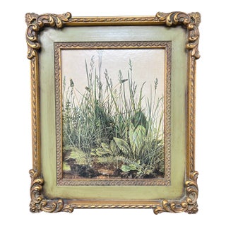 Vintage Framed Botanical Print After Albrecht Dürer – “Grass” For Sale