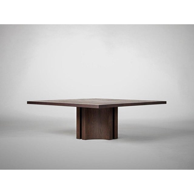 Contemporary Aperta C1 120 American Walnut Square Coffee Table by Mokko Amsterdam For Sale - Image 3 of 7