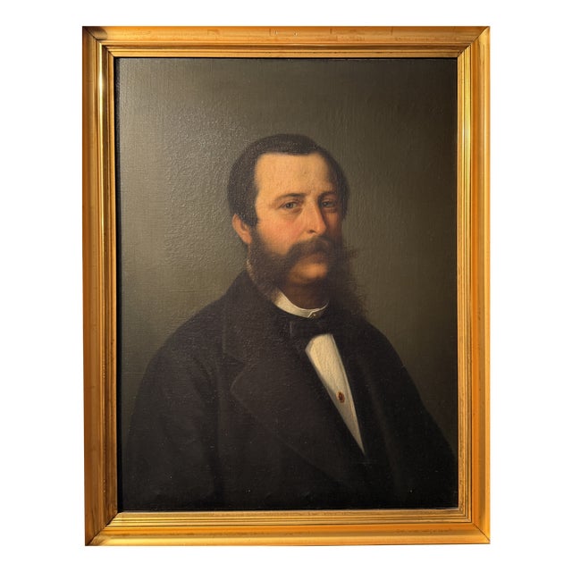 Unknown, Portrait of Nobleman, 1800s, Oil on Canvas, Framed For Sale