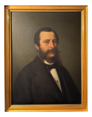 Unknown, Portrait of Nobleman, 1800s, Oil on Canvas, Framed
