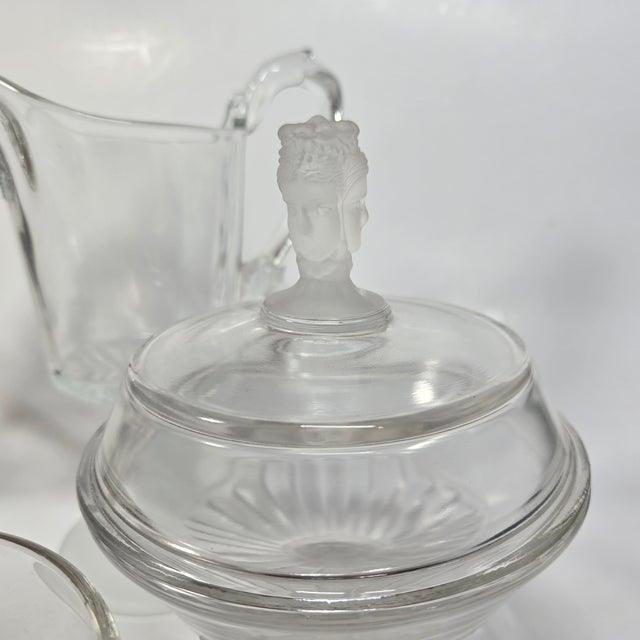 Three Faces Serving Set - Set of Five For Sale - Image 10 of 12