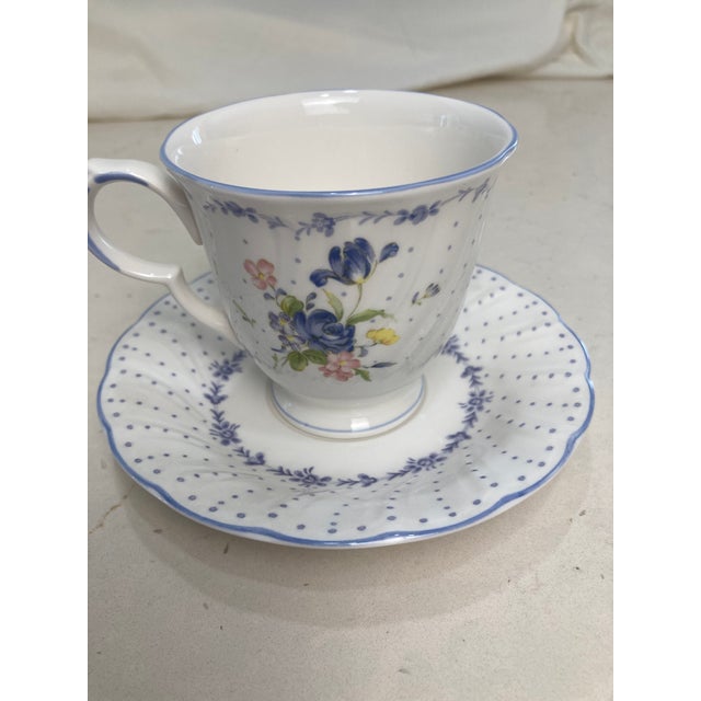 Late 20th Century Late 20th Century Nikko Tea Cup and Saucer Made in Japan For Sale - Image 5 of 13