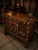 2000 - 2009 Antique Indian Hand-Carved Wooden Cabinet with Mirror Inlay and Hidden Compartment For Sale - Image 5 of 9