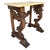 19th Century Console Carved Table Renaissance with Beige Marble Top For Sale - Image 15 of 18
