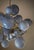 Metal Midcentury Chandelier in Blue, 2000 For Sale - Image 7 of 11