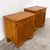 Vintage Art Deco Bedside Cabinets in Wood, 1930s, Set of 2 For Sale - Image 4 of 10