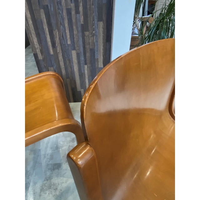 Scandinavian Style Mito Chairs by Carlo Bartoli for Tisettanta, 1970s, Set of 2 For Sale - Image 6 of 18