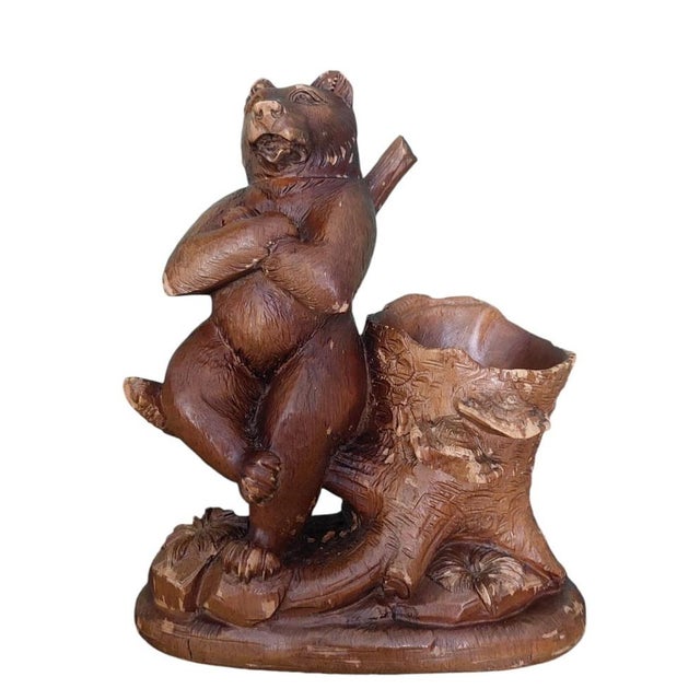 Black Forest Ashtray with Bear, 1920s For Sale - Image 6 of 10