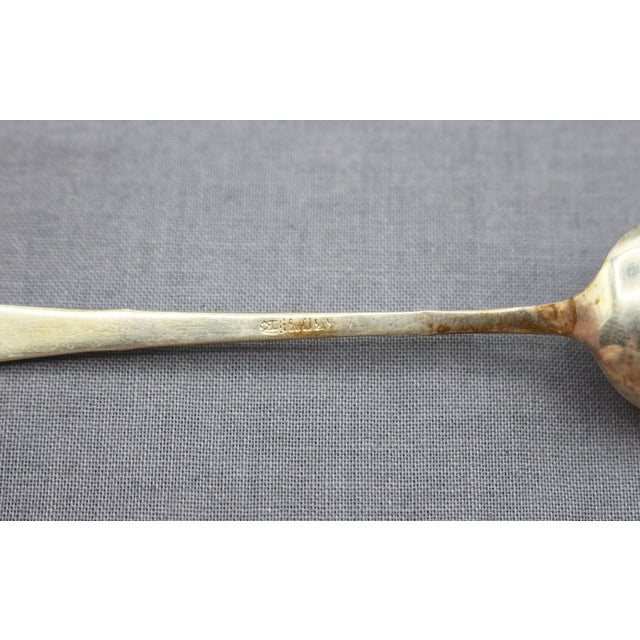 Early-Mid 20th Century Norwegian Set of 9 Gilt 830 Standard Silver Coffee Spoons For Sale In Raleigh - Image 6 of 6