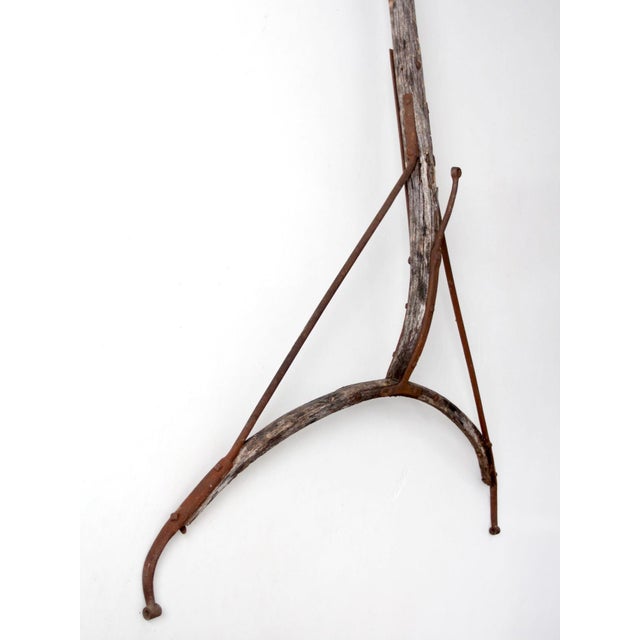 Antique Horse Drawn Wagon Shaft Thill Farm Decor For Sale - Image 18 of 18