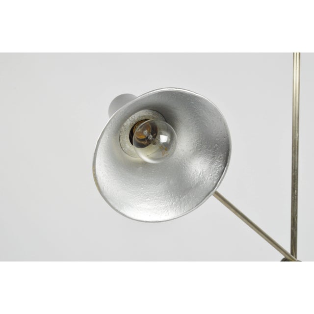 Metal Silver Floor Lamp, 1970s For Sale - Image 7 of 11