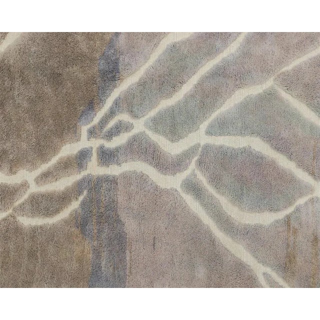 Textile Hand-Knotted Wool Premium Rug by Azele Studio For Sale - Image 7 of 10