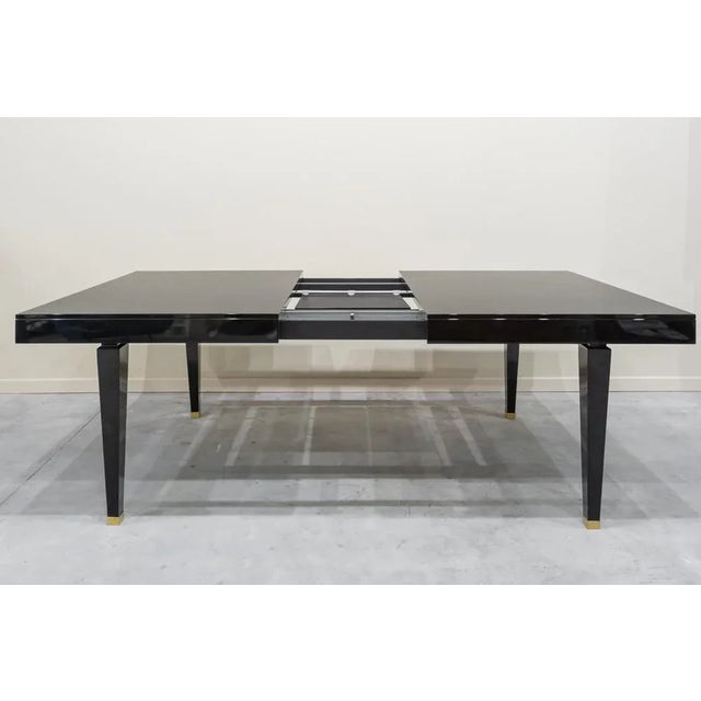 Vintage Lacquered Wooden Dining Table, 2000s For Sale - Image 3 of 8