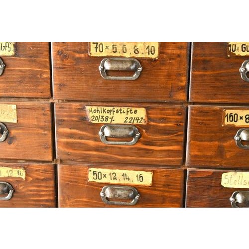 Ironmongers Shop Counter Drawers, 1910s For Sale - Image 10 of 15