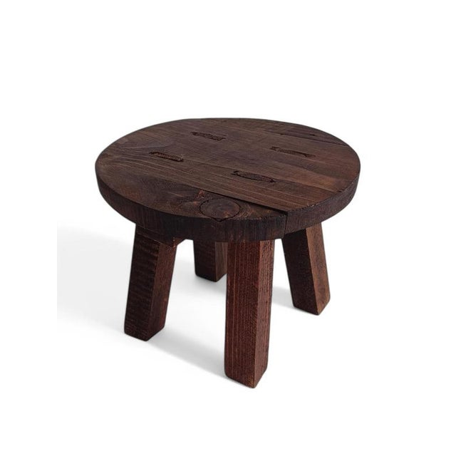 French Wooden Stool For Sale - Image 4 of 16