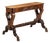 Small Antique Italian Side Table in Carved Walnut For Sale