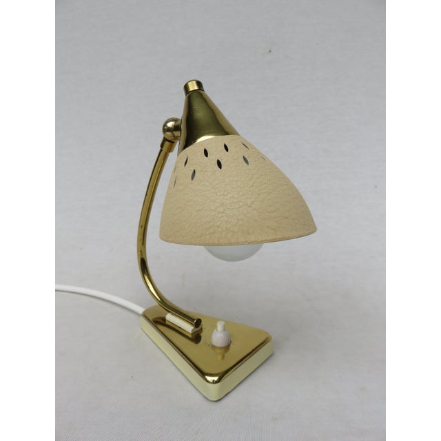 Metal Vintage Italian Bedside Lamps, 1950s, Set of 2 For Sale - Image 7 of 18