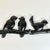 1970s 1970s Vintage Italian Art Nouveau Giacometti Style Tree Branch & Birds Wall Hooks - 5 Hooks. For Sale - Image 5 of 13