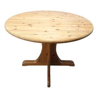 Pine Wood Dining Table by Rainer Daumiller, 1970s For Sale